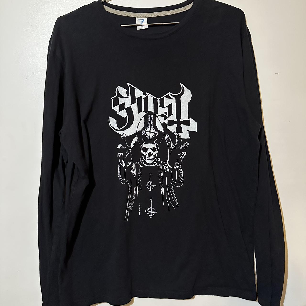 Ghost Long Sleeve Band Tee Depop