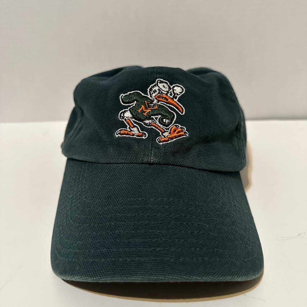 Vintage Lids Miami Hurricanes Football Hat Depop