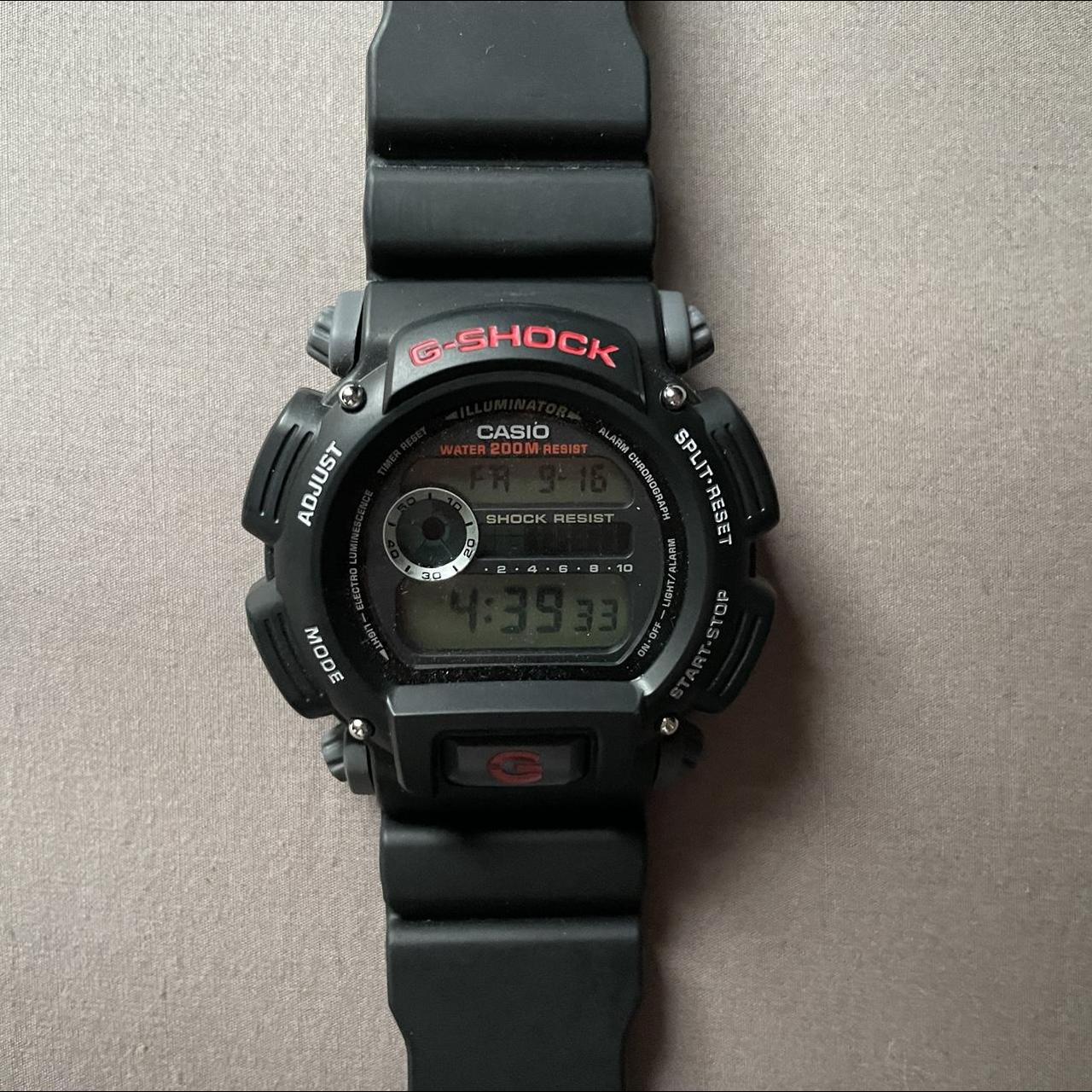 Black And Red G Shock Dw9052 Digital Watch In Great Depop