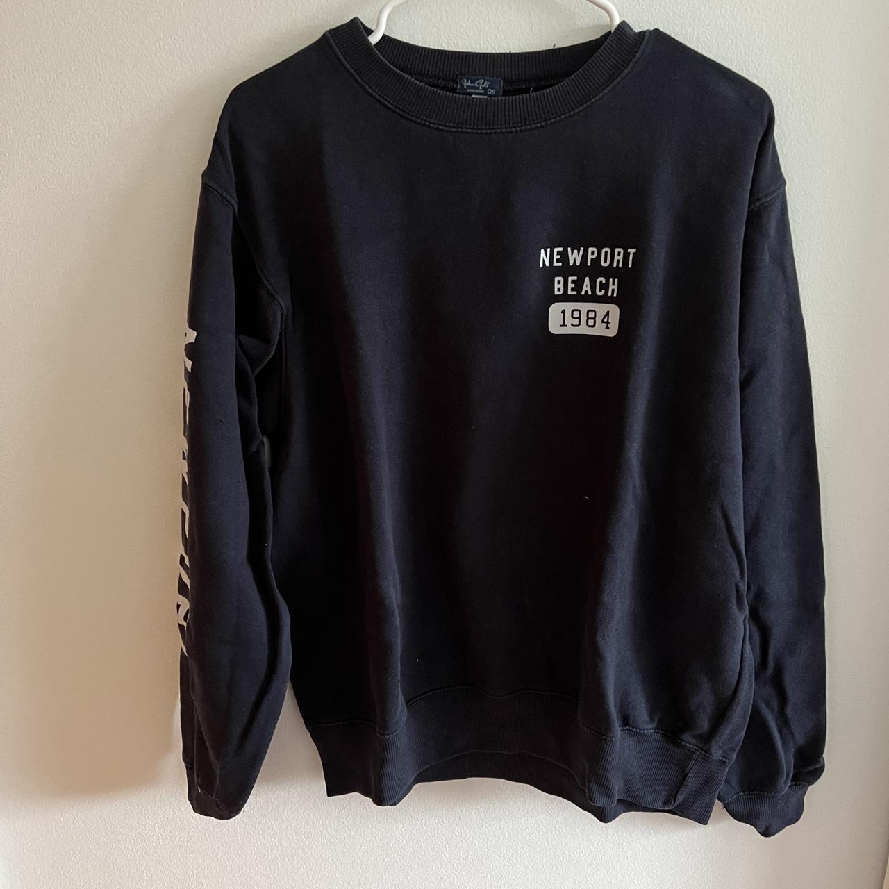 Brandy Melville sweatshirt crop zip-up hoodie Fits - Depop