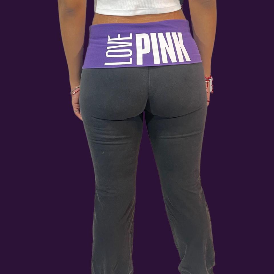 Flare leggings from Victoria Secret/ Pink - Depop
