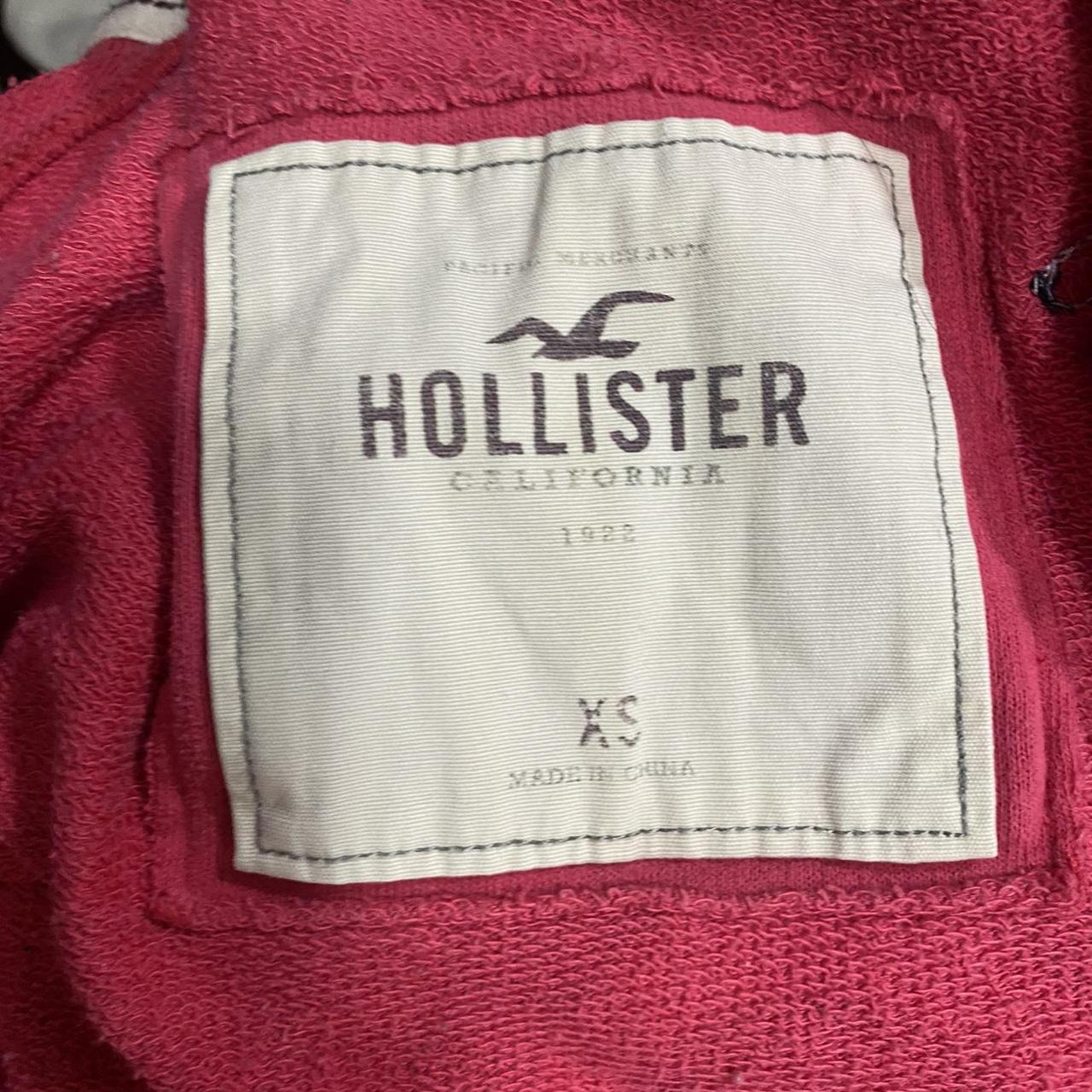 y2k pink vintage hollister zip up Depop payment - Depop