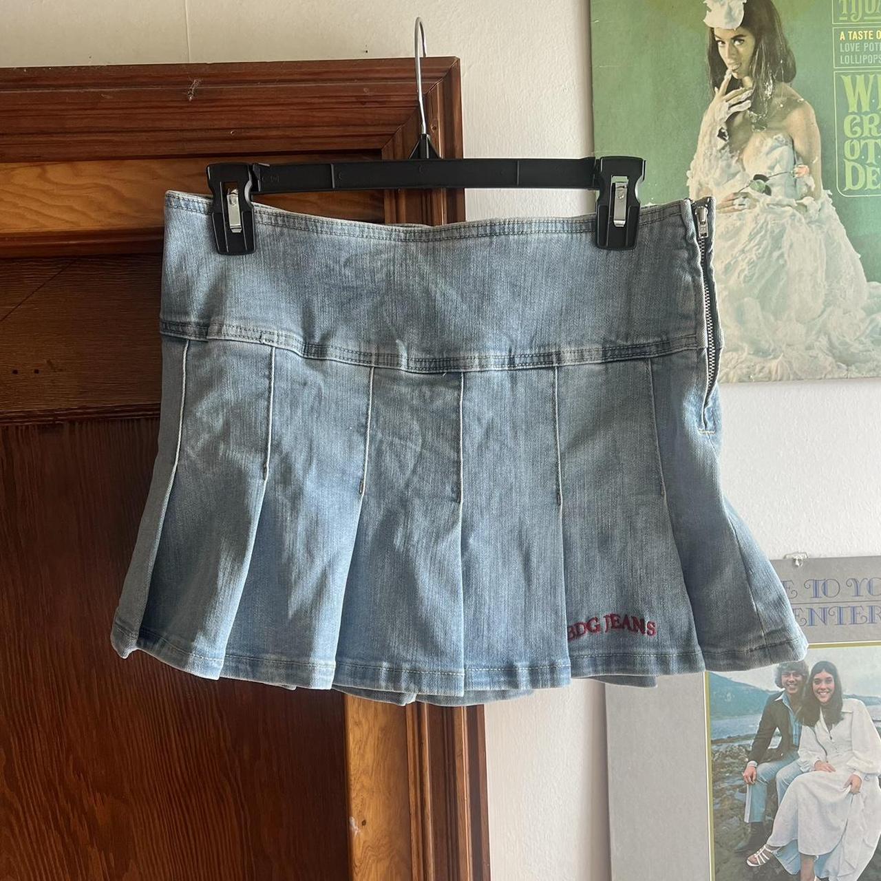 BDG Urban Outfitters Pleated Denim Skirt Brand new