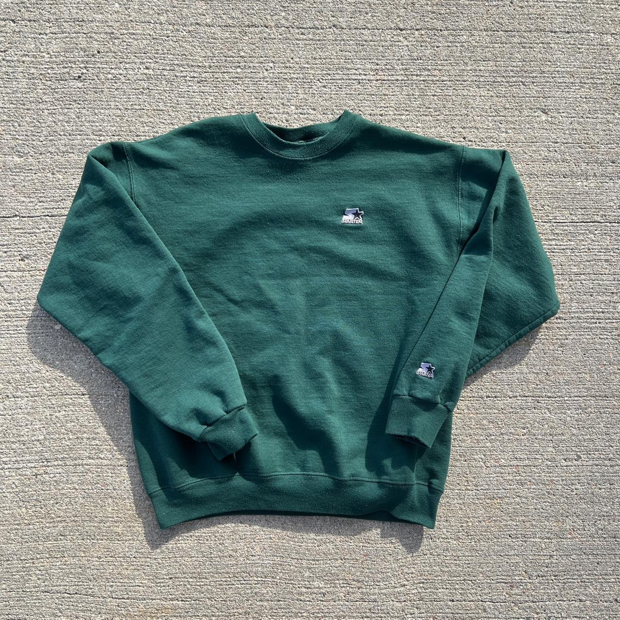 Vintage Starter Crewneck Forest Green🌲 Tagged... - Depop