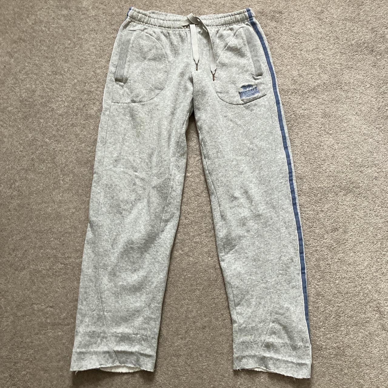 Lonsdale grey joggers leg has been shortened Fit... Depop