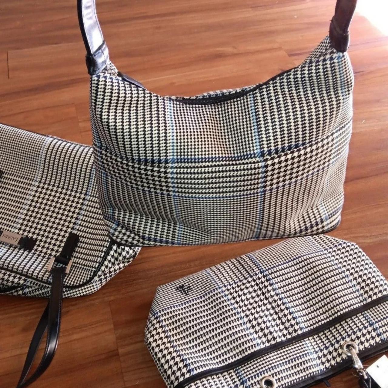 Vintage Ralph Lauren Houndstooth Shoulder - Depop