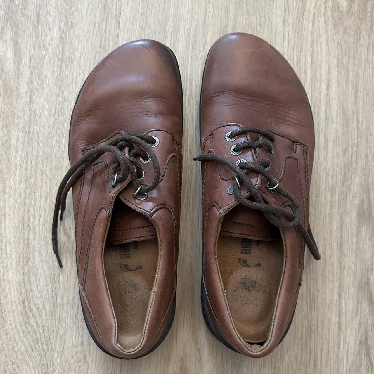 Birkenstock Men’s Leather Oxford Shoes Size 43 (US... - Depop
