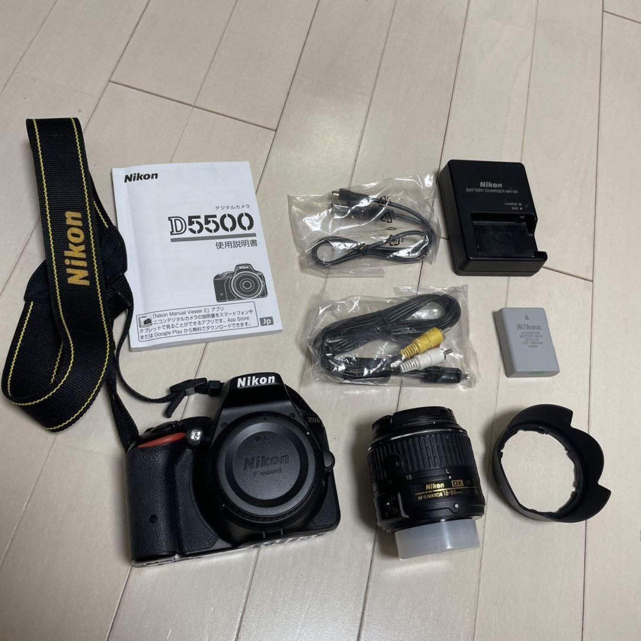 正規通販 Nikon D5500 50-e 18-55 (фотоаппарат) VR (or, to ...