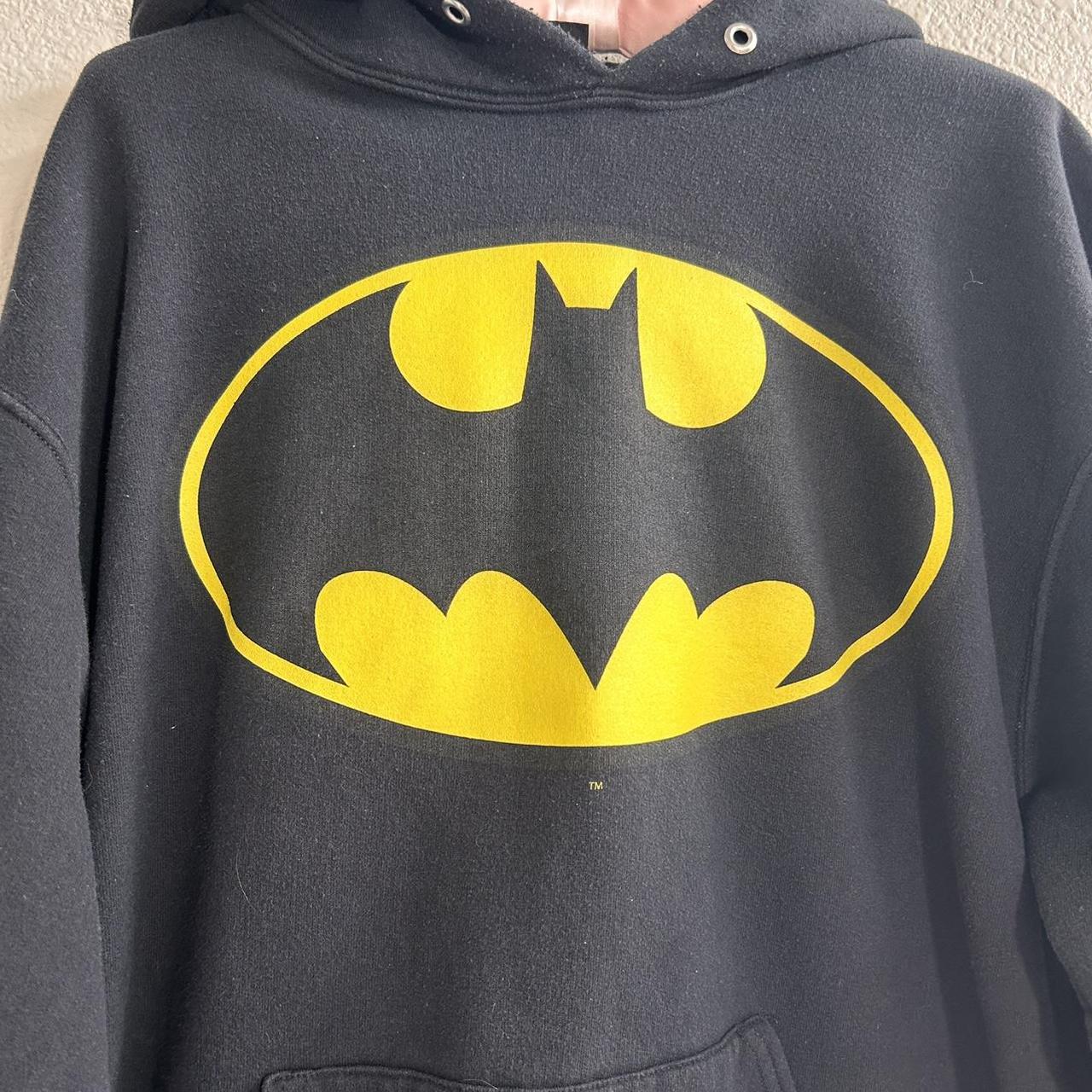 Original Batman Logo Hoodie ‘jerzees’ ~size Large - Depop