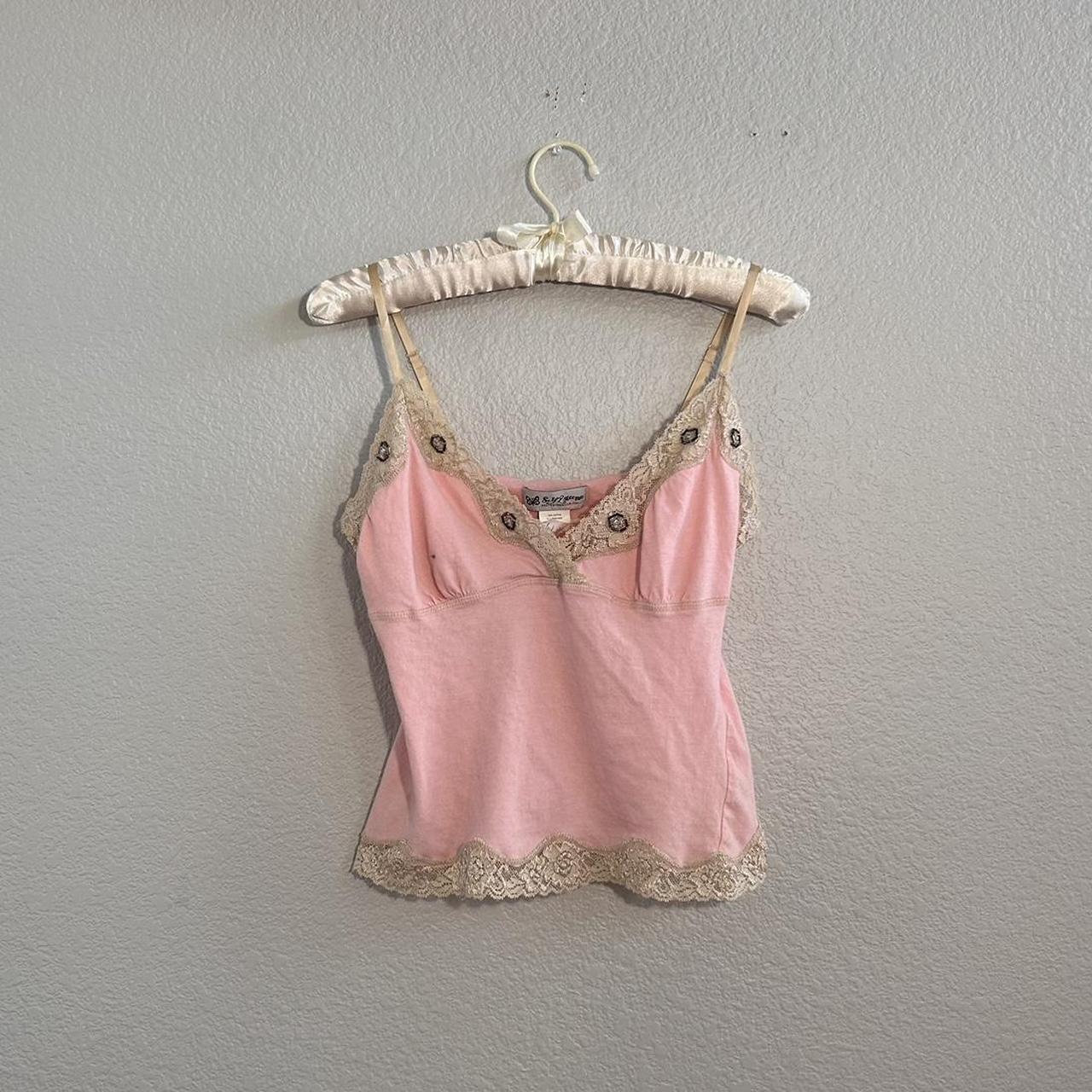 Self Esteem Women's Pink Vest | Depop
