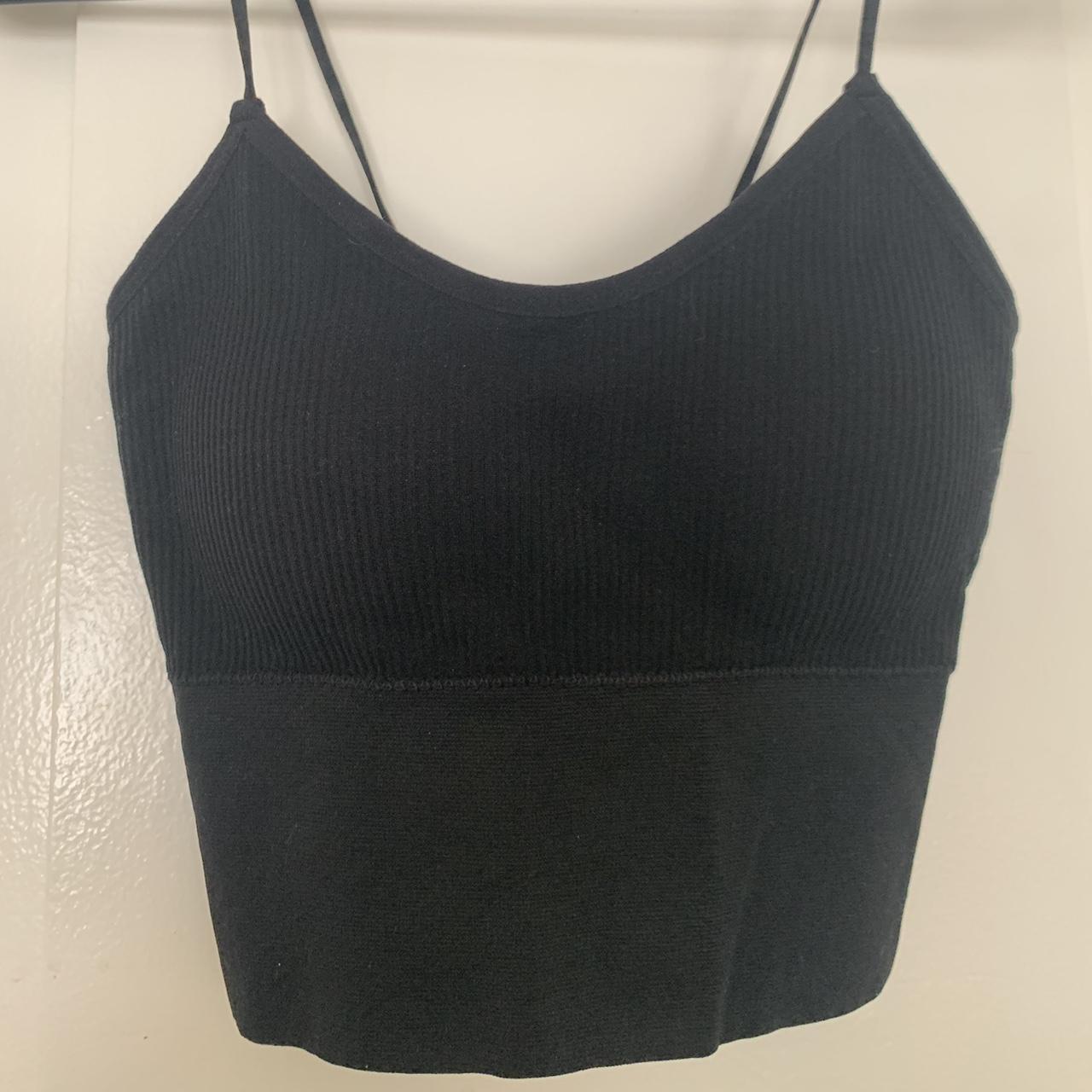 DAZY Women's Black Vest | Depop