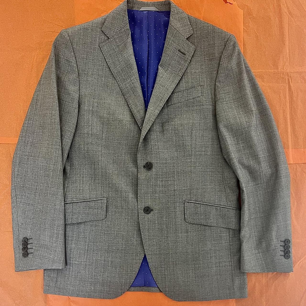 Charlie Allen Mens suit blazer Grey body with... - Depop