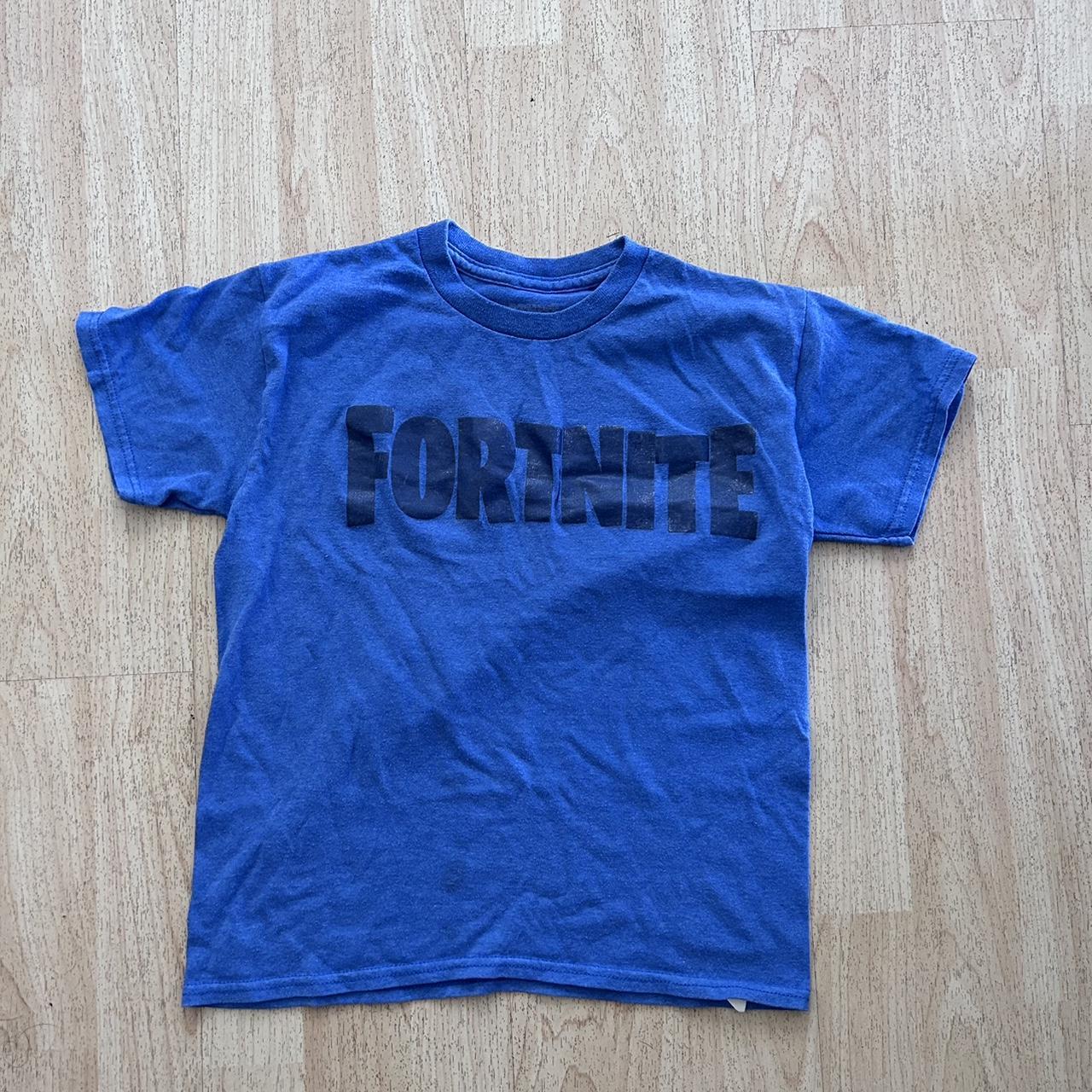 Kids Fortnite Blue Fortnite shirt ⚠️NO PAYPAL... - Depop