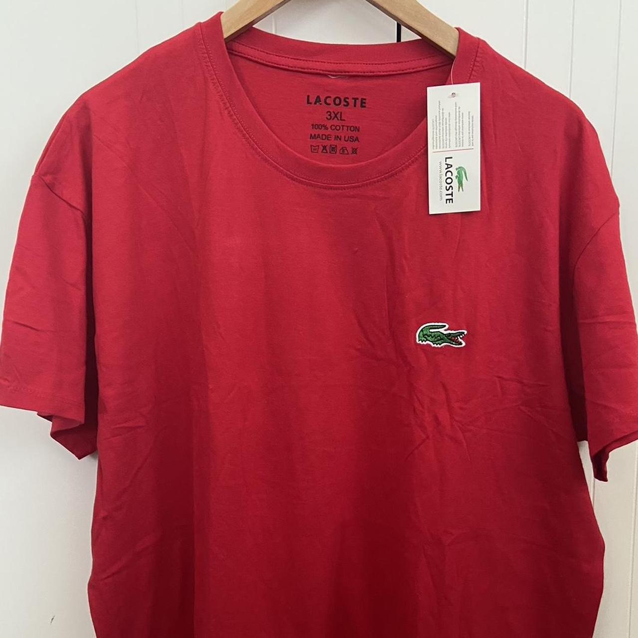 Lacoste t shirt 3xl best sale