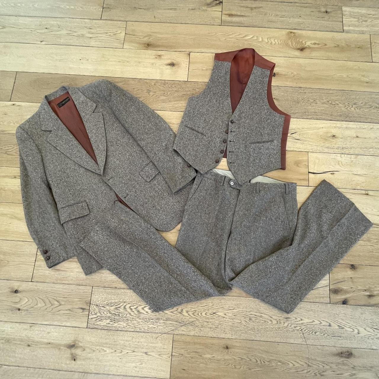 Vintage pierre Cardin wool suit set , Jacket: bust:...