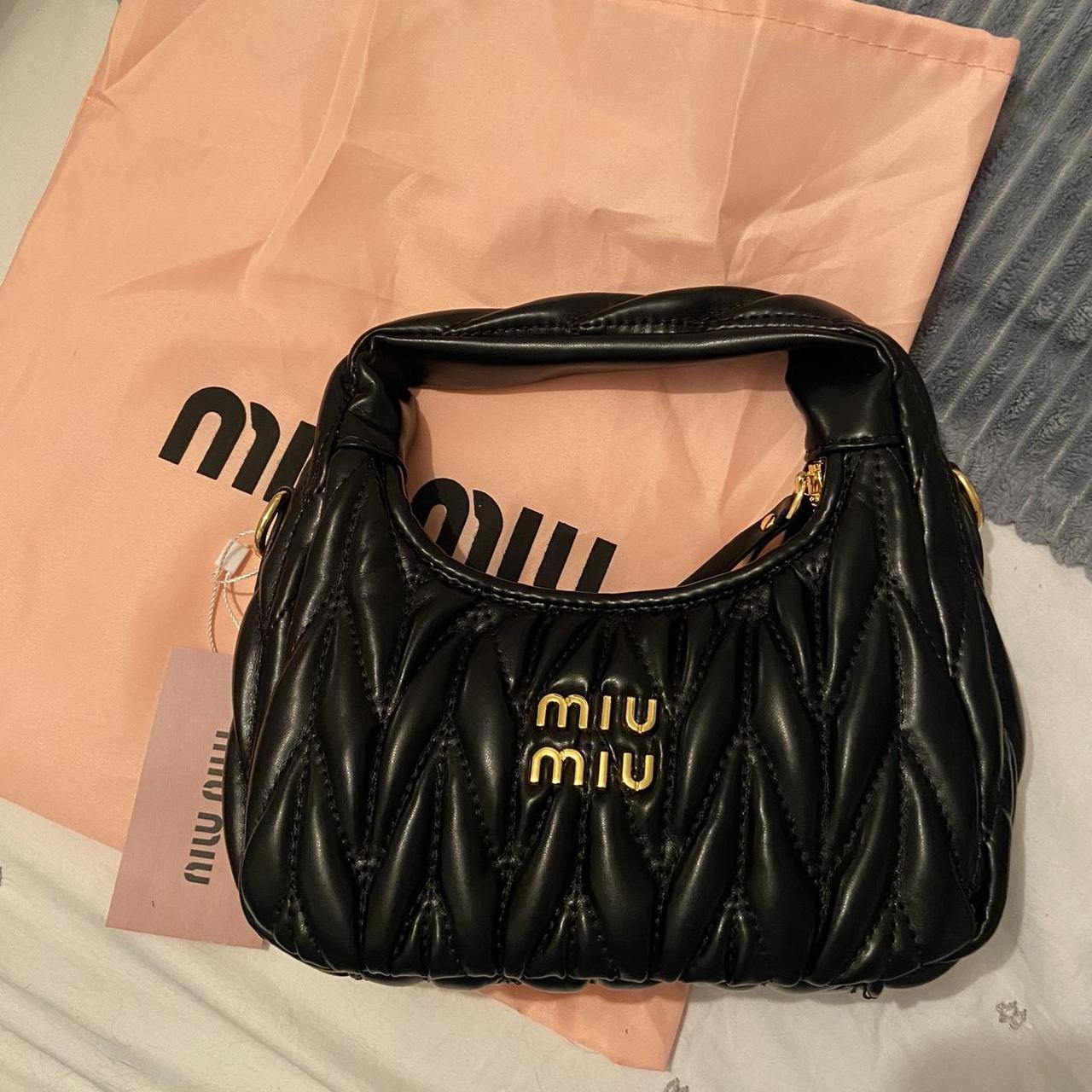 Miu miu gold bag hot sale