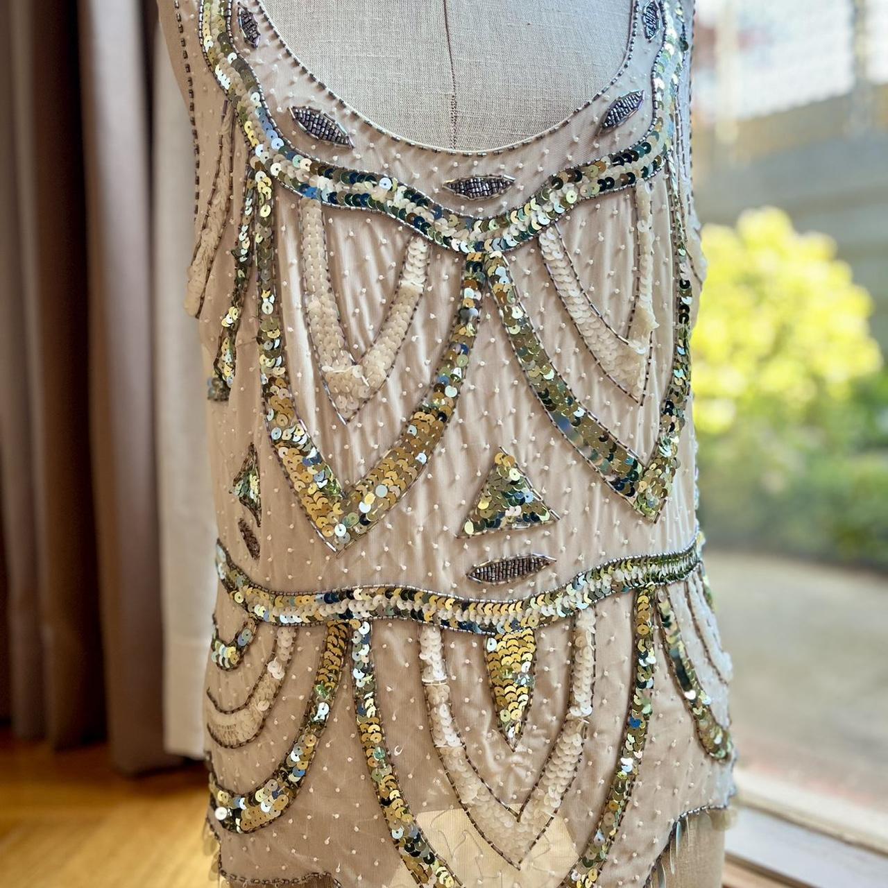 Stunning Beaded Top - Size 16 Make a statement with... - Depop