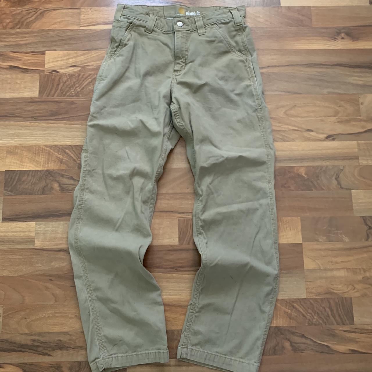 Carhartt Men's Tan Trousers | Depop