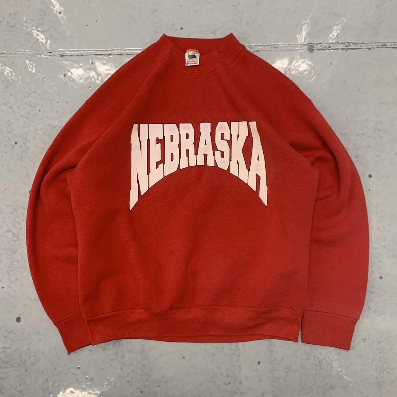 Vintage Nebraska Arc Logo Crewneck Size: Tag... - Depop