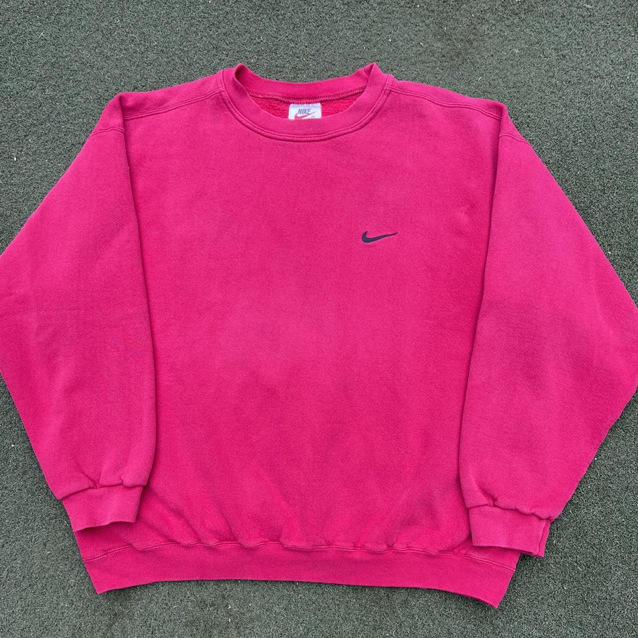 Nike Men's Red Sweatshirt | Depop