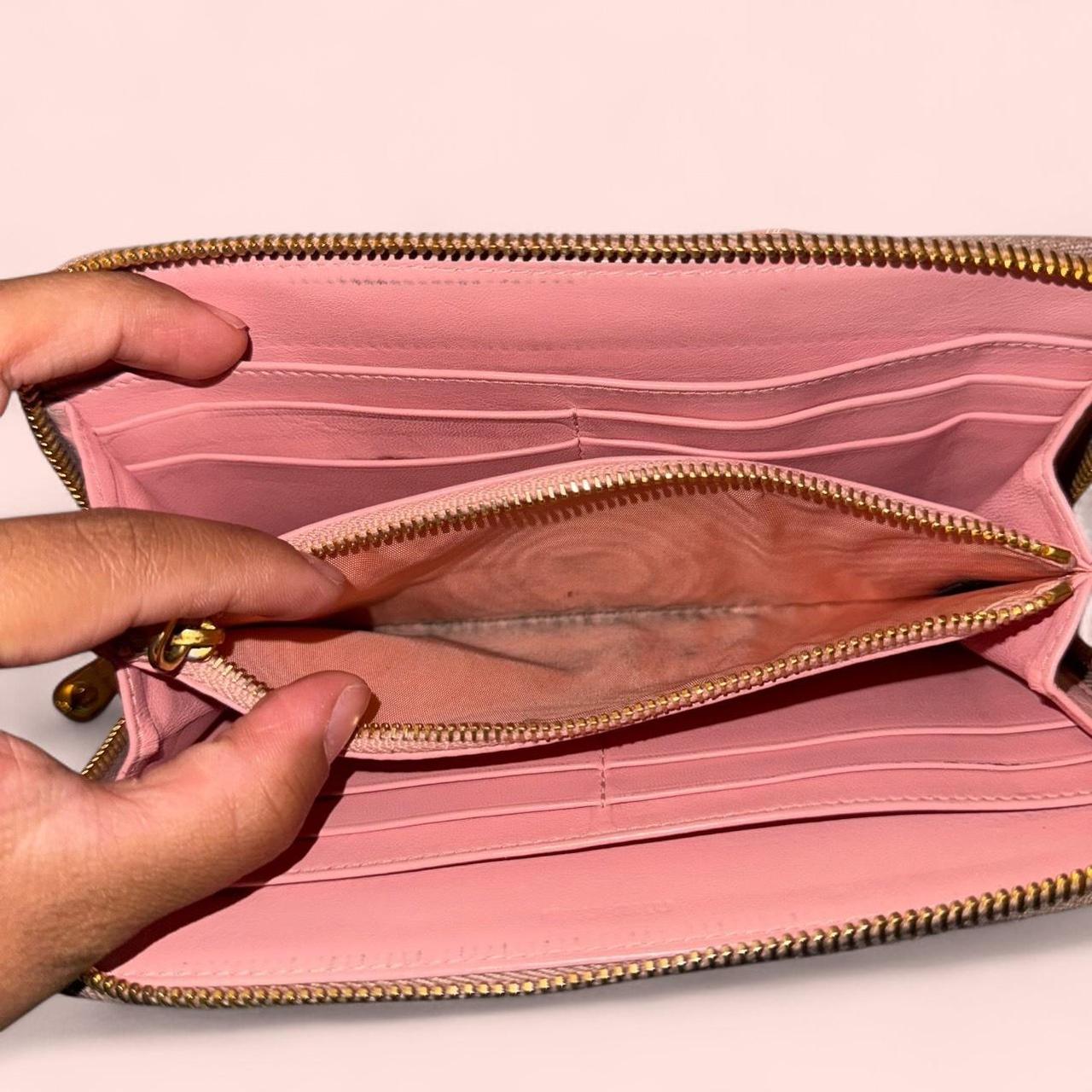 Miu Miu Women's Wallets - Pink – MIU MIU Enamel Z… - image 4