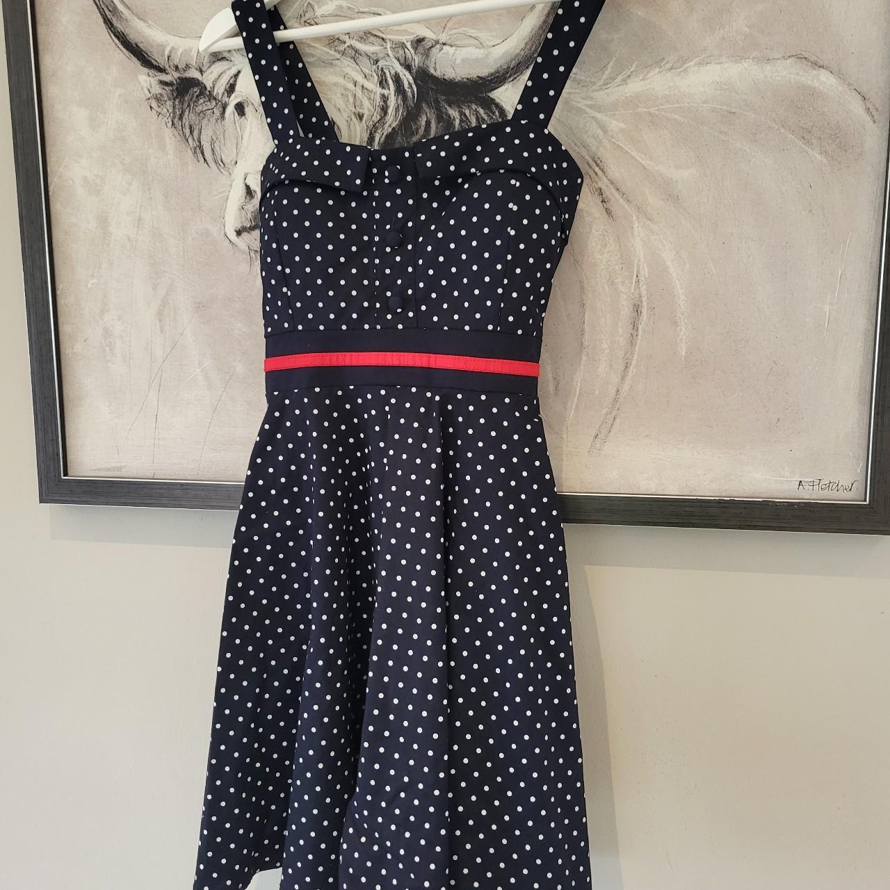 quiz polka dot skater dress