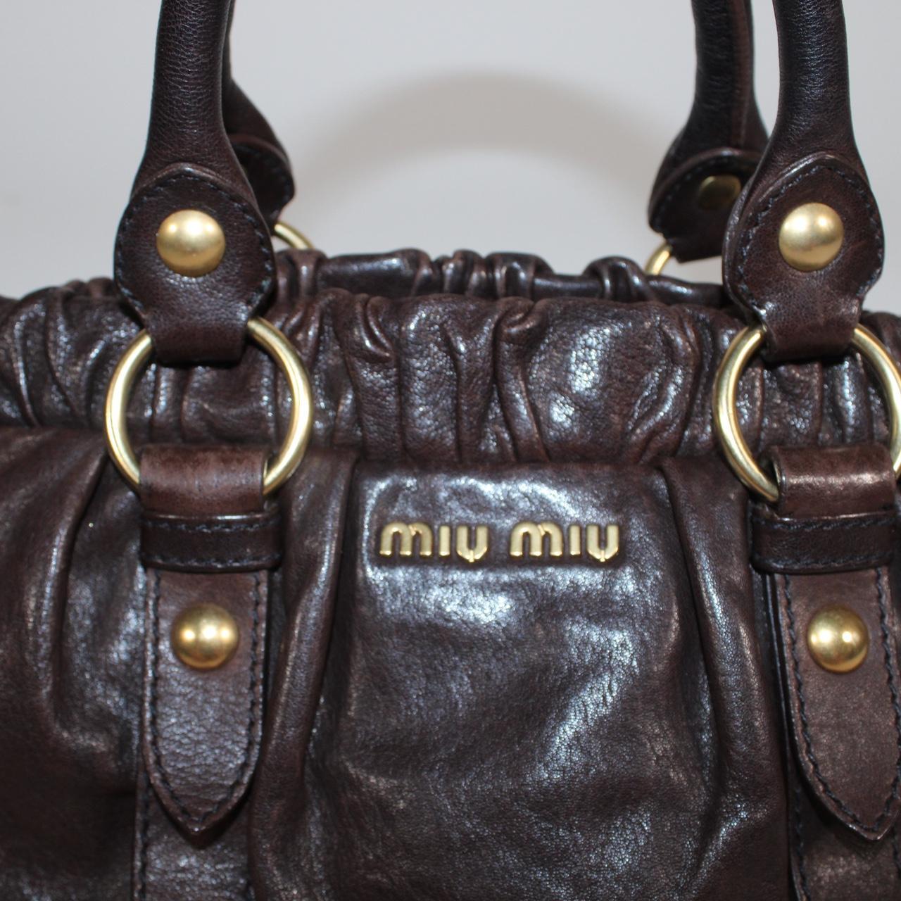 Miu Miu Women's Brown Bag Depop