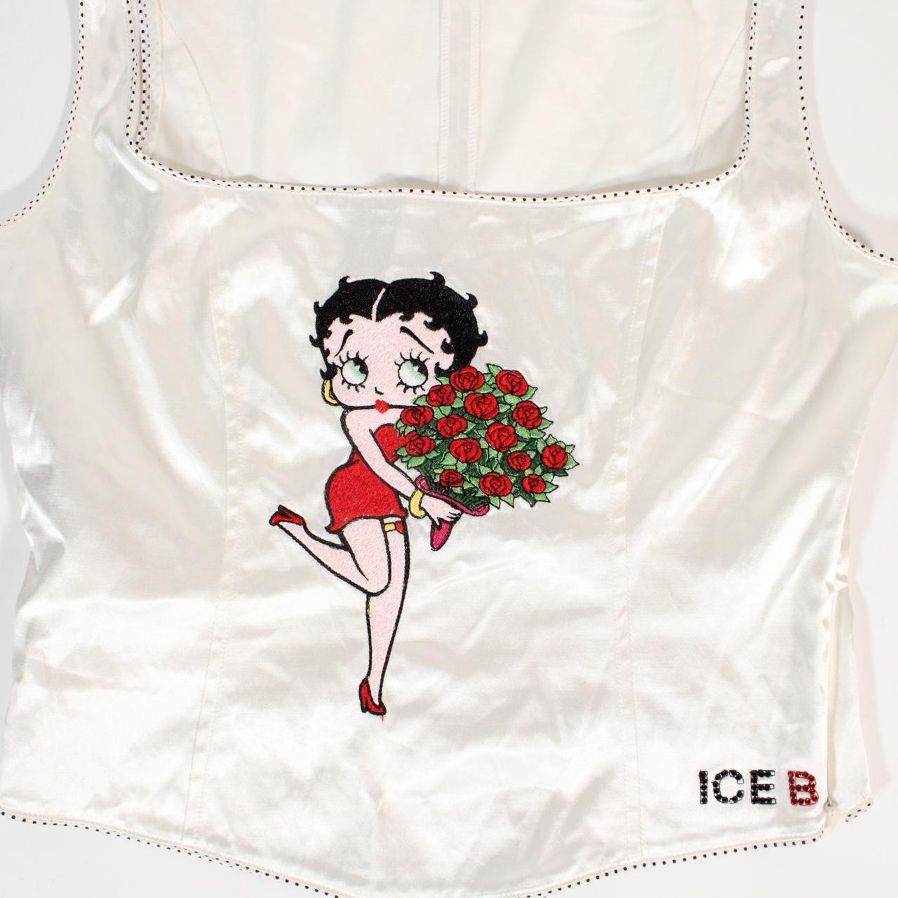 y2k Iceberg Betty Boop Corset top Only worn for... - Depop