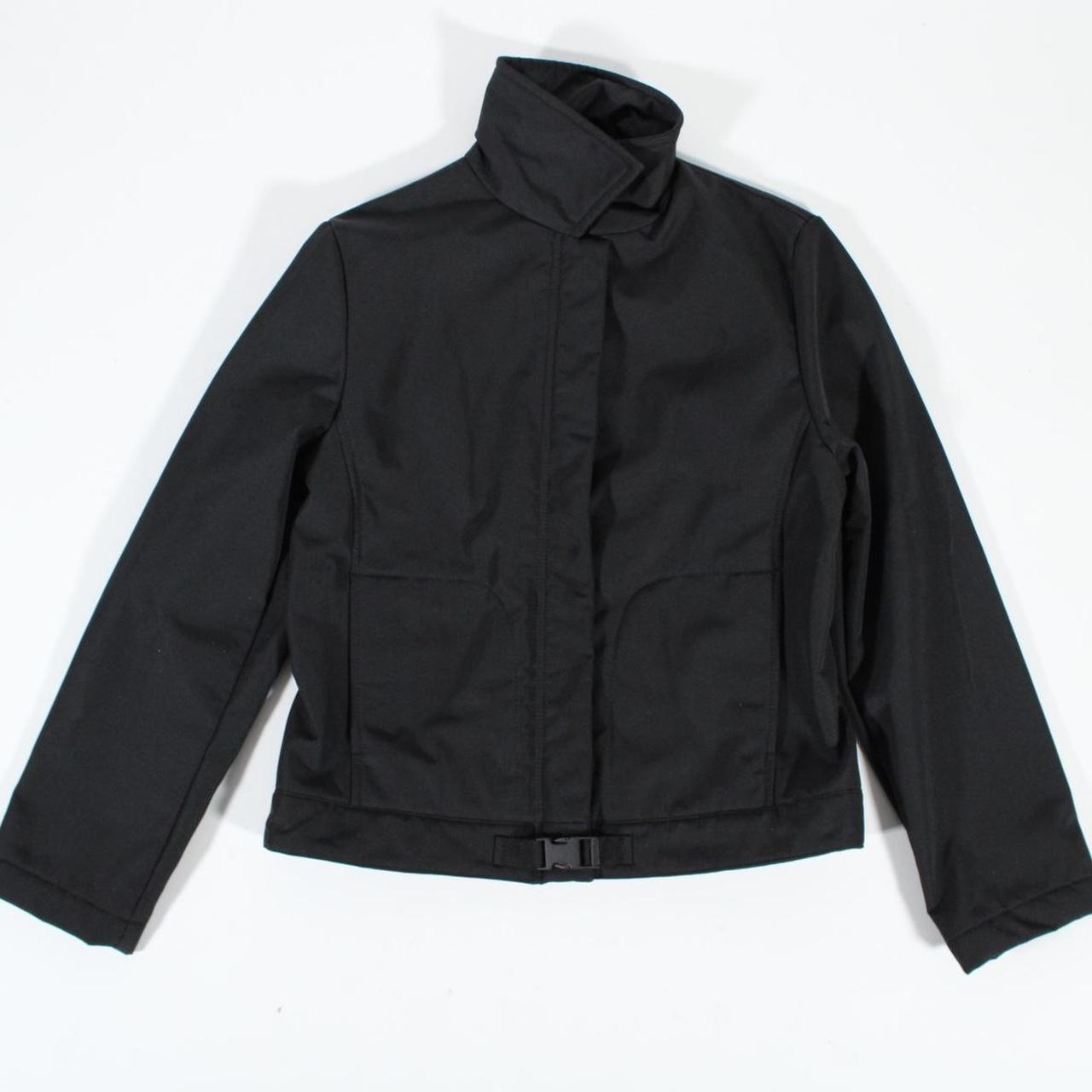 Sisley black tech jacket Made in Italy Marked as... - Depop