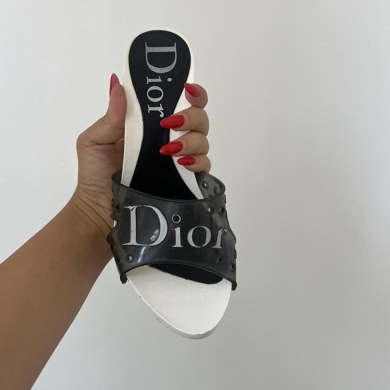 dior jelly sandals