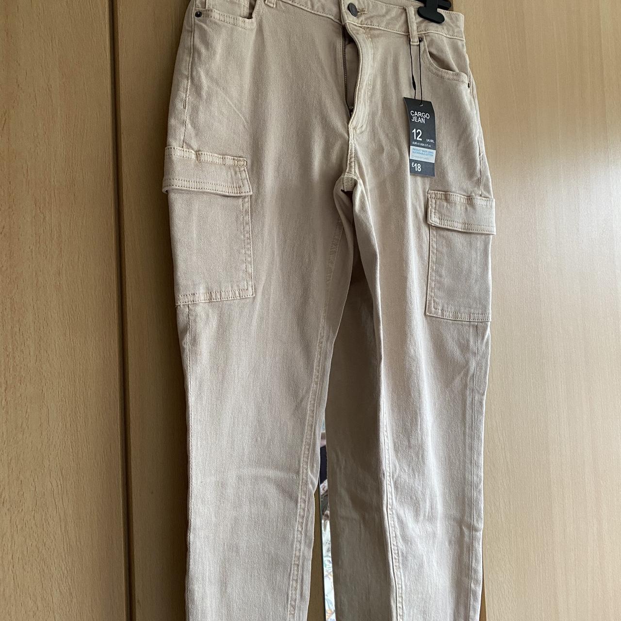 Primark Women's Cream Jeans Depop