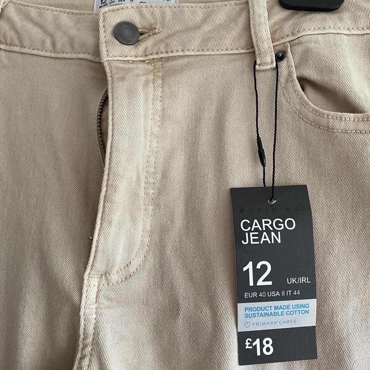Primark Women's Cream Jeans Depop