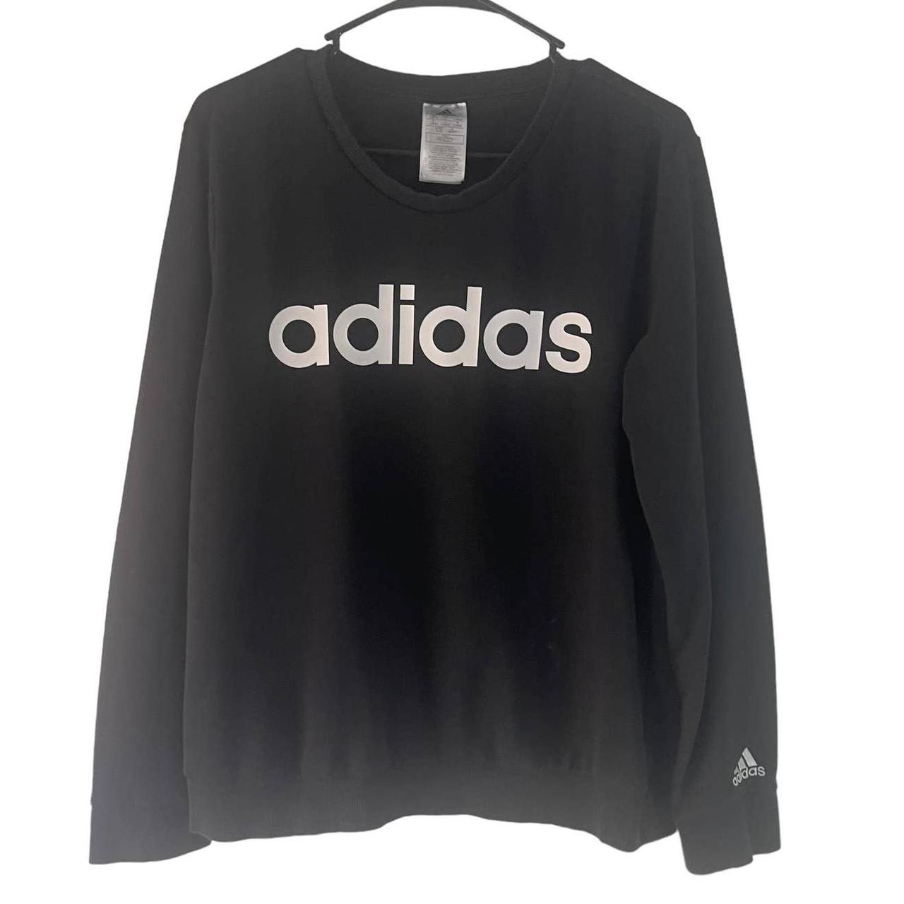 Adidas Women s Size Large Streetwear Logo Crewneck