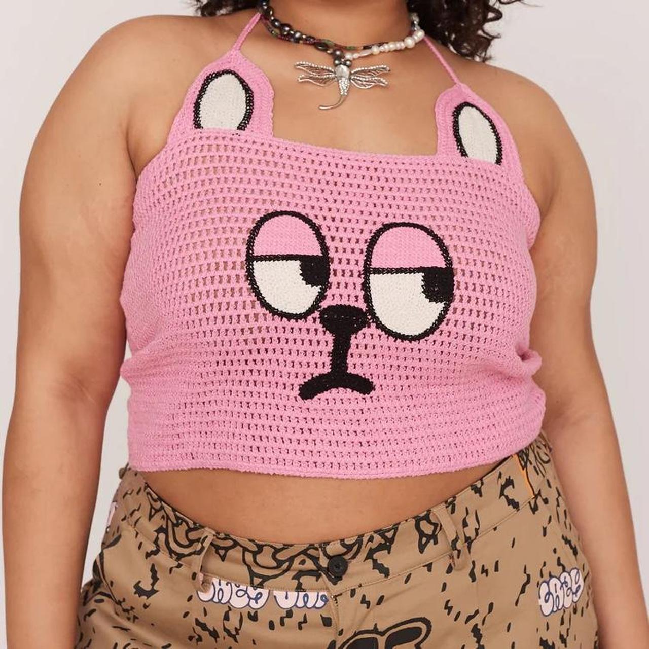 Lazy Oaf Women's Crop top - Pink - L – Lazy oaf p… - image 3