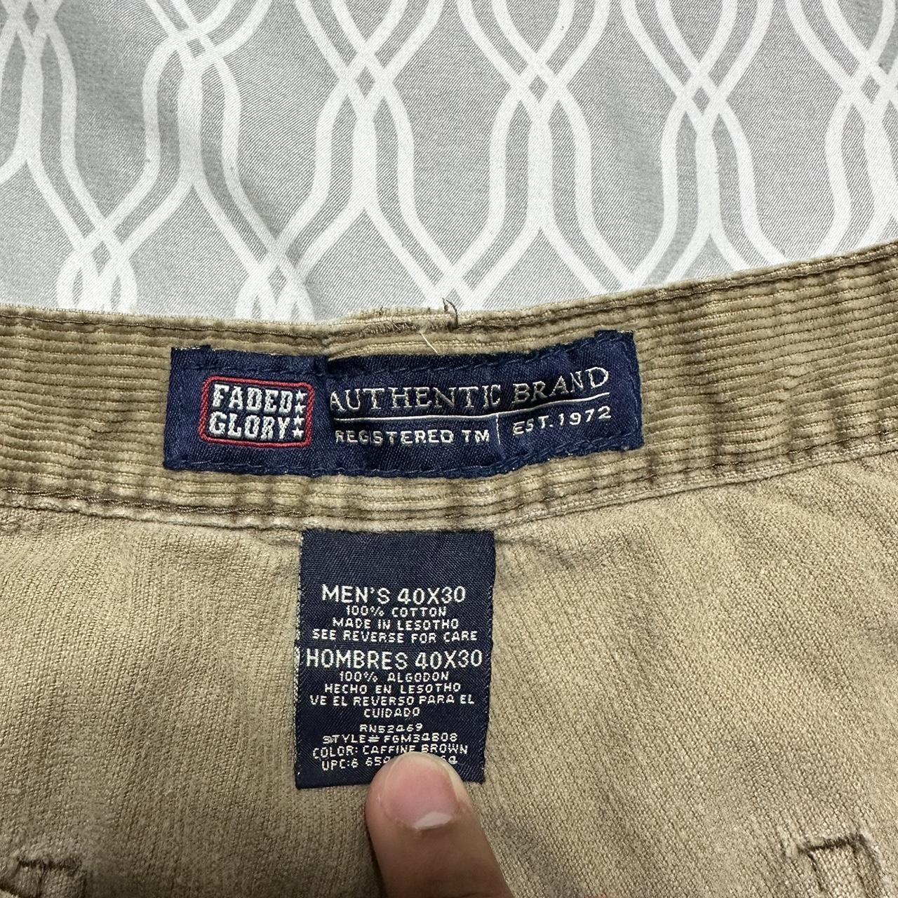 Faded Glory Men's Khaki and Tan Trousers Depop