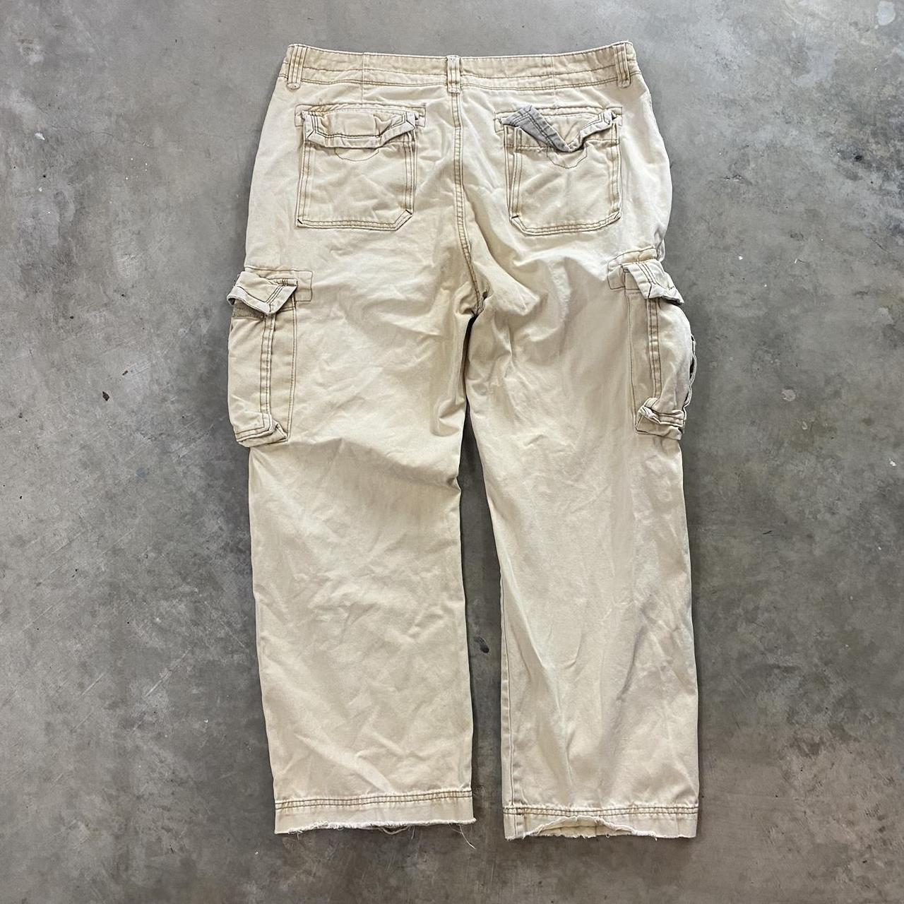 Vintage Faded Tan Union Bay Cargo Pants Vintage... - Depop