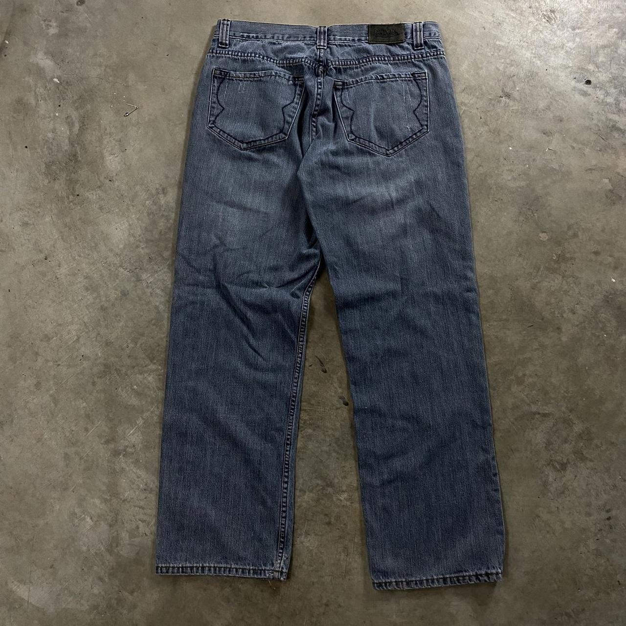 Von Dutch Men's Navy Jeans | Depop