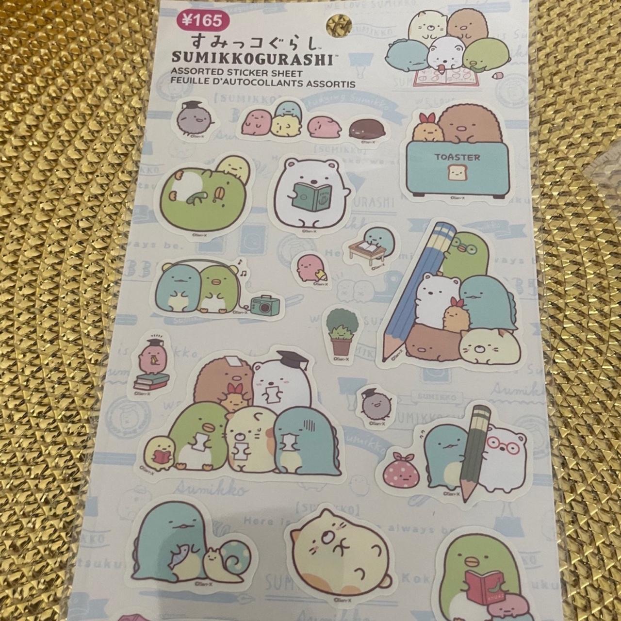 Sumikkogurashi School Days Assorted Sticker Sheet