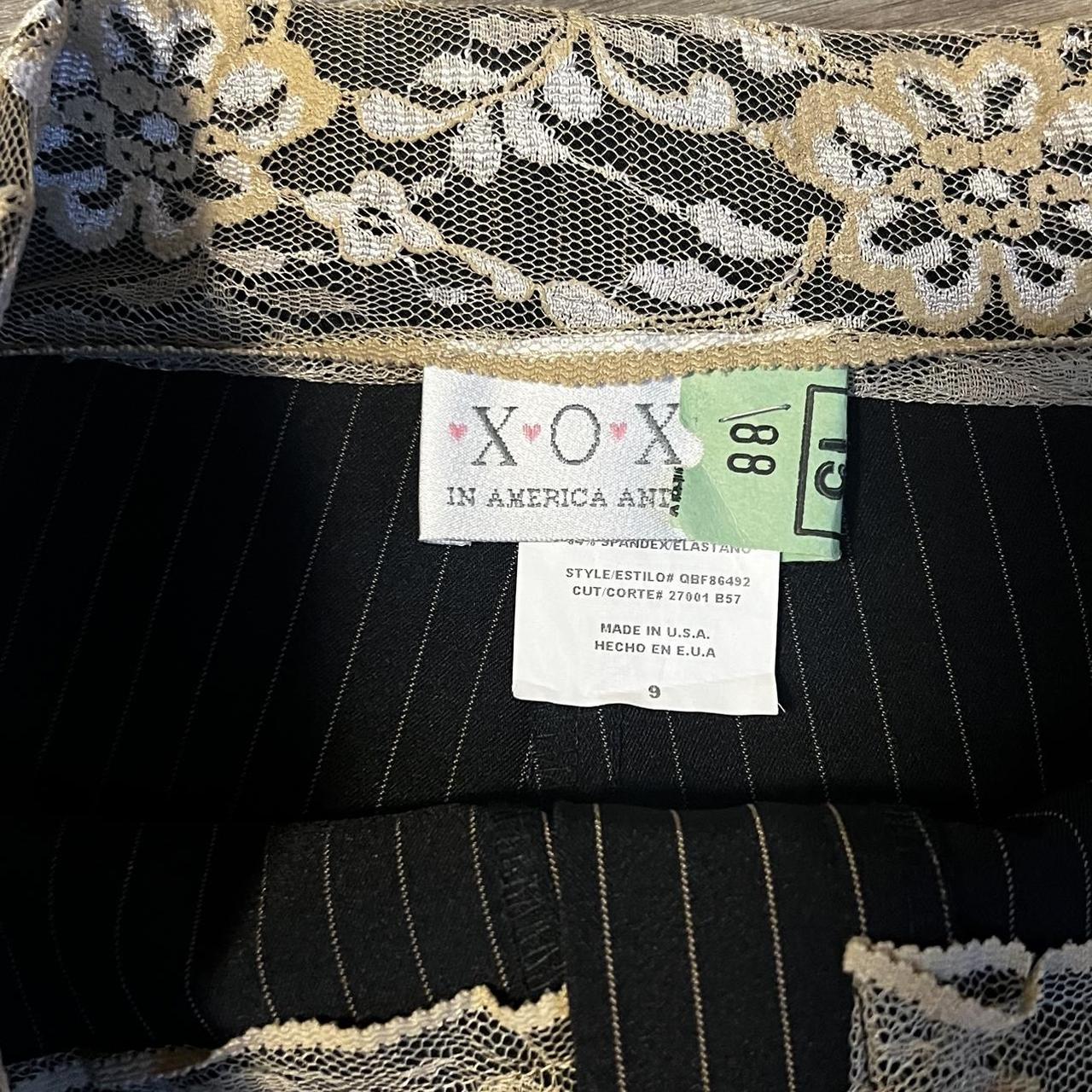 XOXO in America and Abroad 90s / Y2K lace dress... - Depop