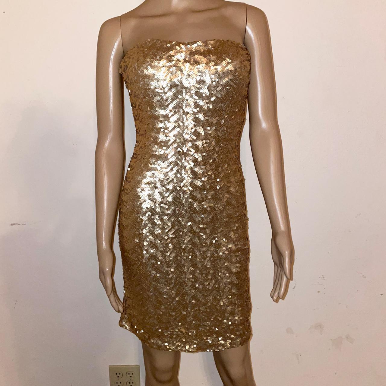 Forever 21 Gold Sequin dress. So cute Never worn