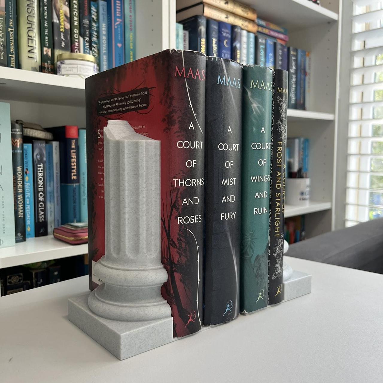 Beautiful Grecian Pillar bookends These... Depop