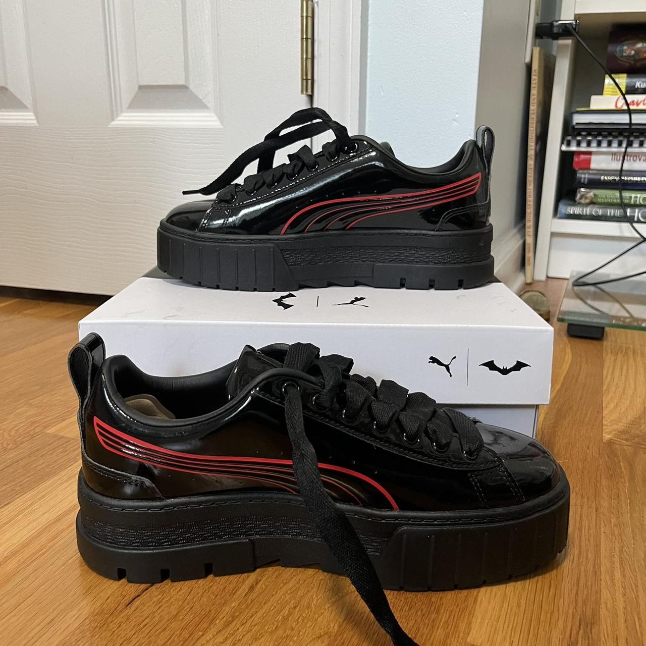 PUMA X Catwoman ☆ MAYZE Casual Shoes ☆ プーマ 厚底 Batman X PUMA WMNS Mayze Catwoman Comes with the | Depop