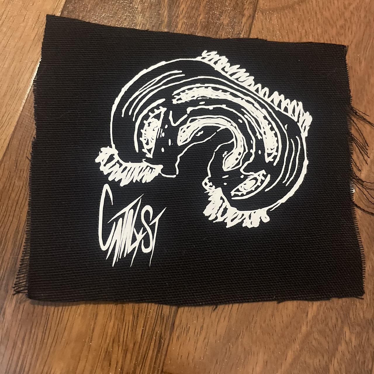 Catalyst skramz band patch. Handmade with high... - Depop