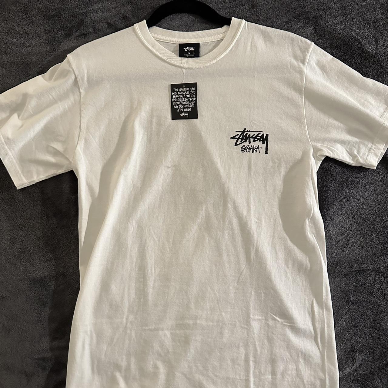 Stüssy Men's White And Black T-shirt 