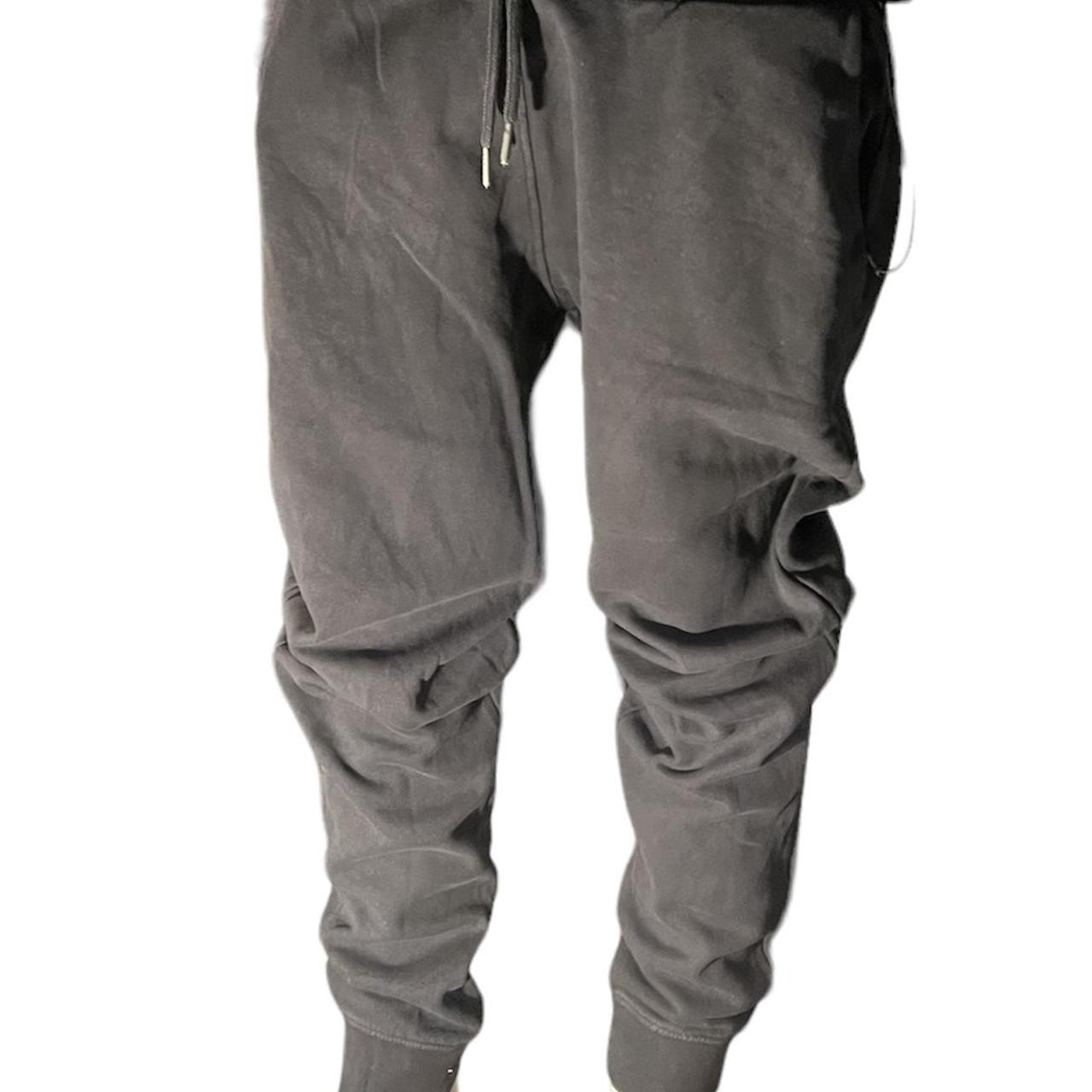 Basic dark grey joggers I’m a 30”30 really nice fit... - Depop