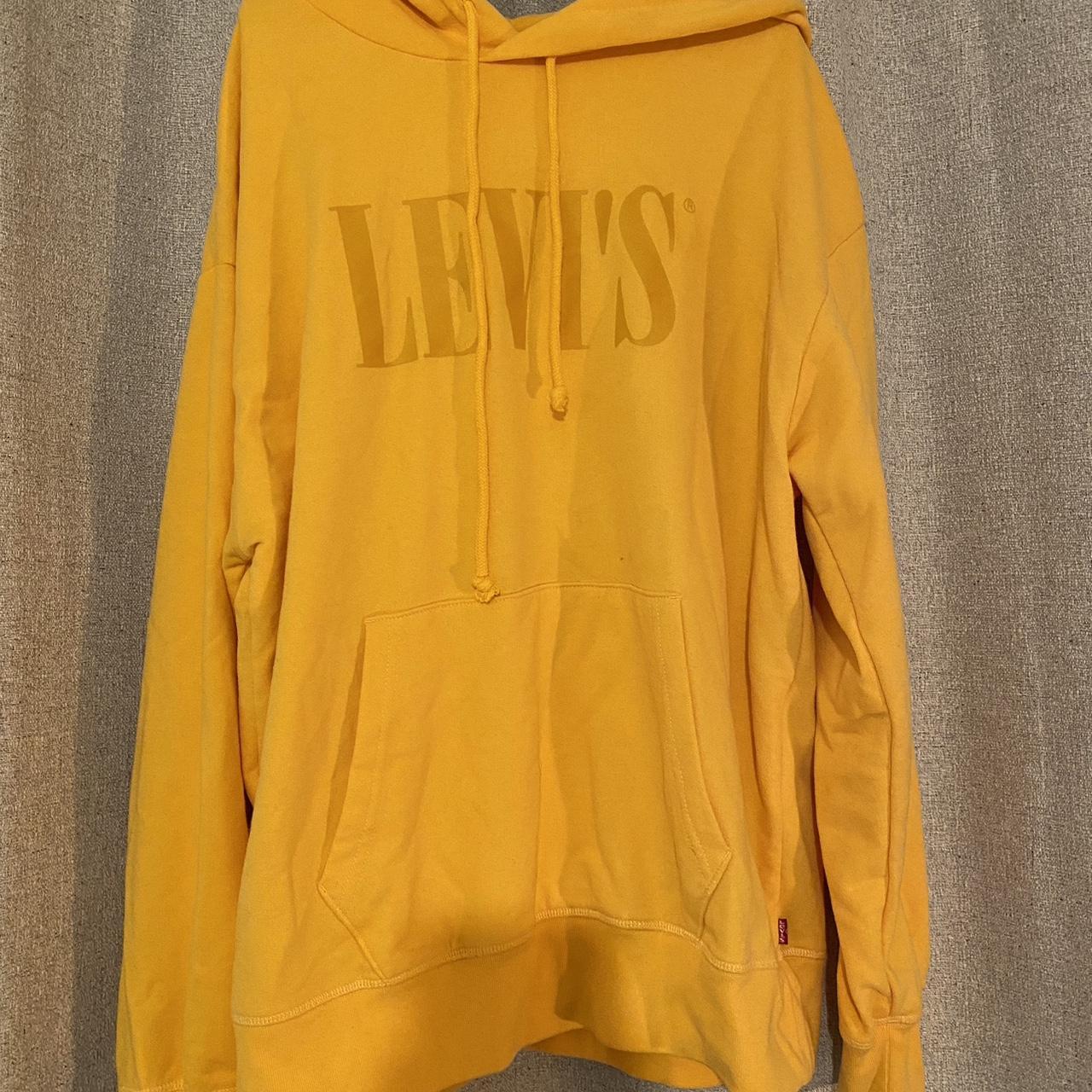 LEVIs Mustard Yellow Hoodie size medium RSP £40 Depop