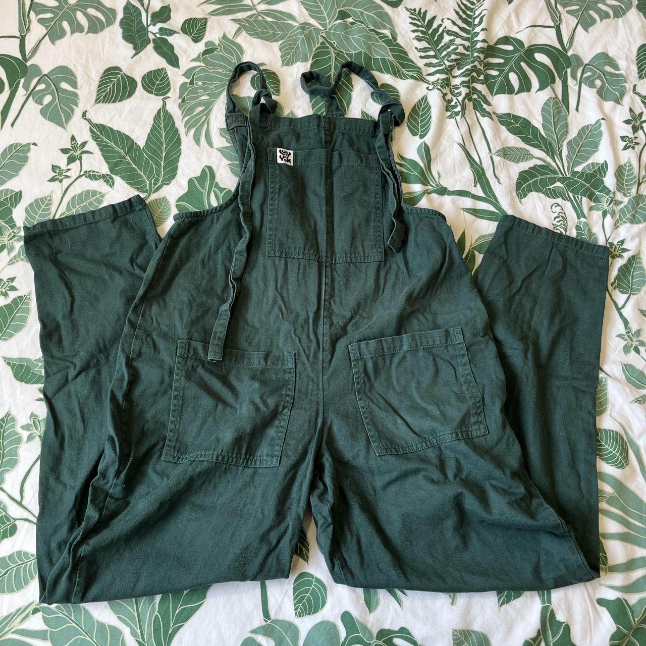 Lucy & Yak Dungarees Posy Green Size US 4 Used... Depop