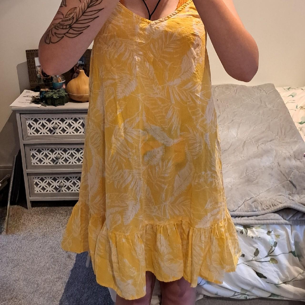 F&f yellow outlet dress