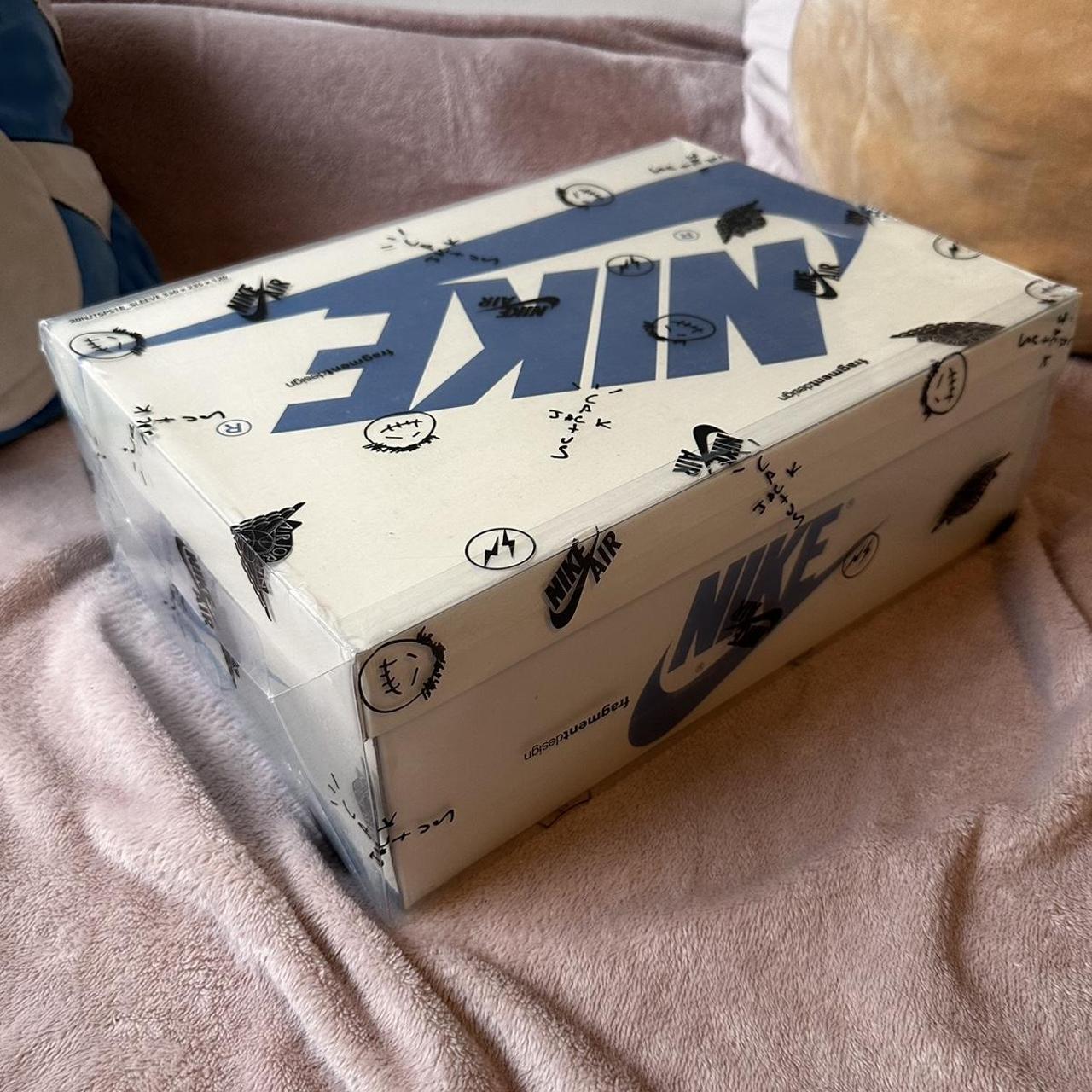 travis scott jordan 1 fragment unboxing