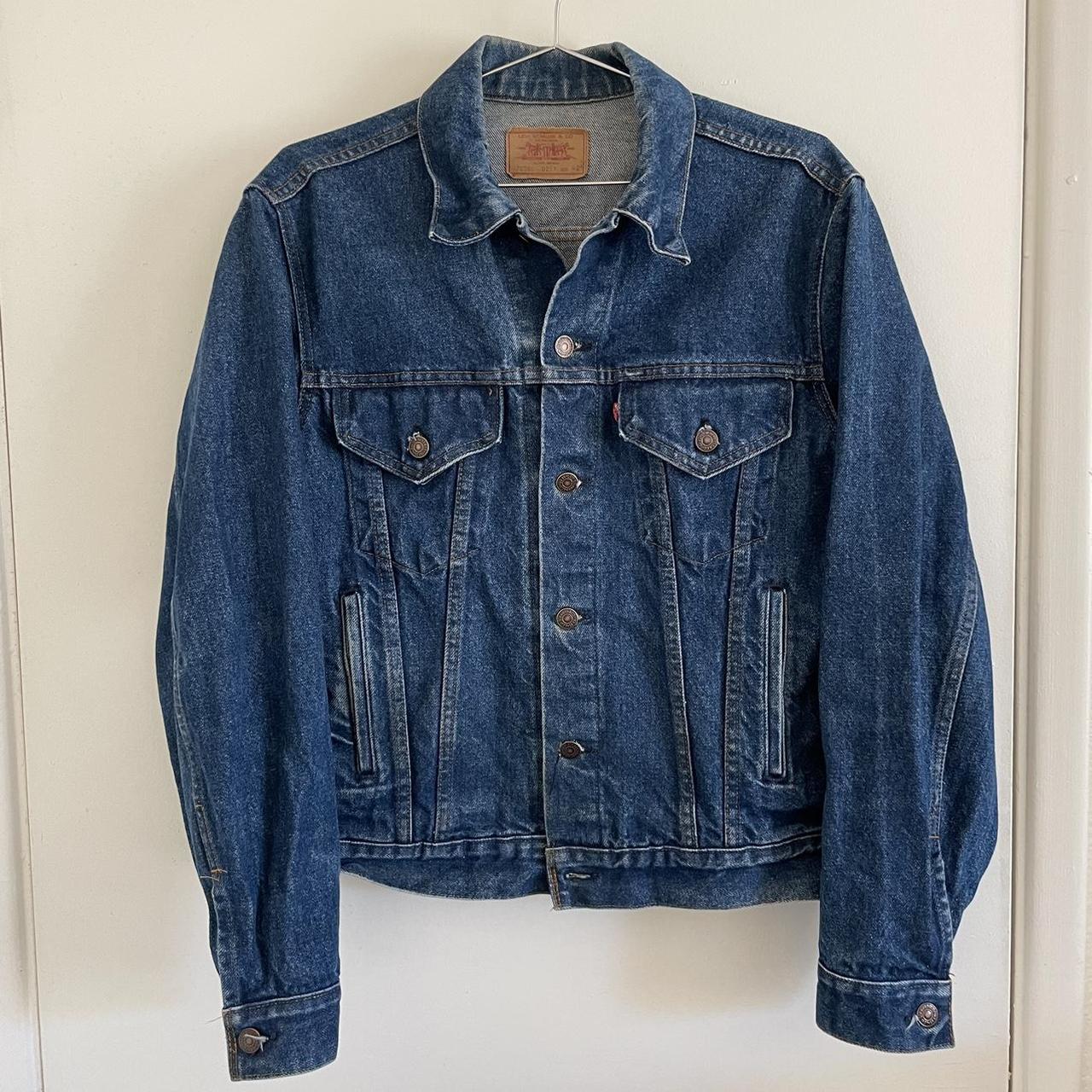 Vintage Levi’s denim jacket - size 42 fits like a... - Depop